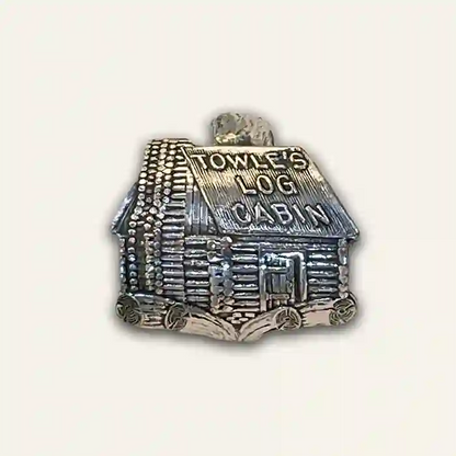 Towle's Log Cabin Handmade flatware ring with closed-band finish