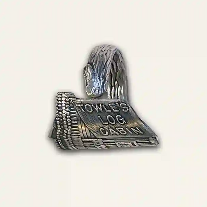 Towle's Log Cabin Vintage cutlery spoon ring with subtle classic texture