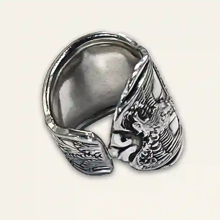 State of California Women’s vintage spoon ring with handcrafted finish