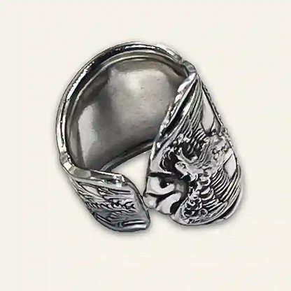 State of California Women’s vintage spoon ring with handcrafted finish