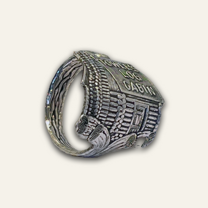 Towle's Log Cabin Spoon Ring