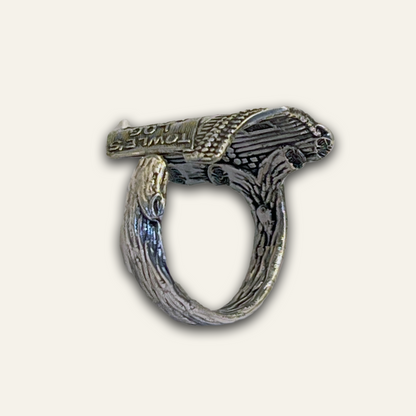 Towle's Log Cabin Spoon Ring