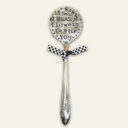 vintage garden marker – hand-stamped – funny mom gift garden