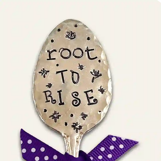 root to rise vintage spoon garden marker