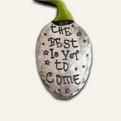 silver-plated ornament – hand-stamped – best