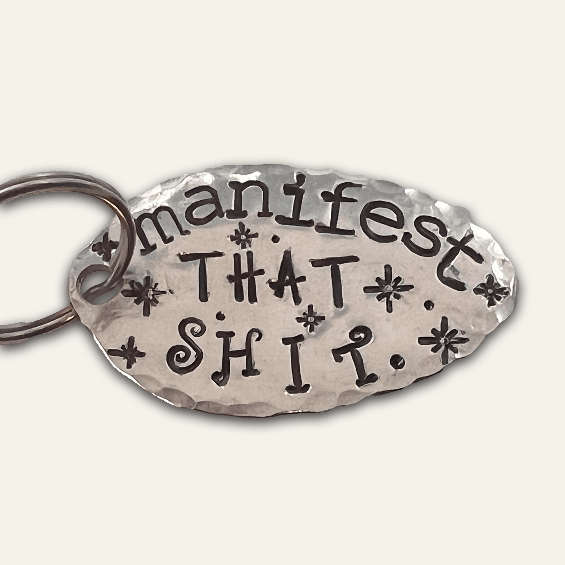 silver-plated spoon ring – hand-stamped – basil parsley thyme oregano rosemary – var1