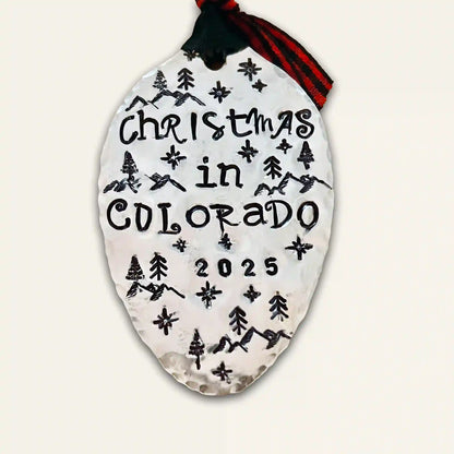 Christmas in Colorado 2025 Spoon Ornament