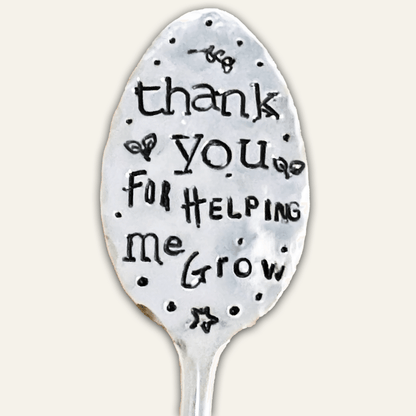 vintage garden marker – hand-stamped – eco friendly garden sign