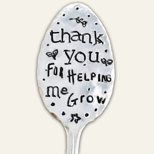 vintage garden marker – hand-stamped – eco friendly garden sign