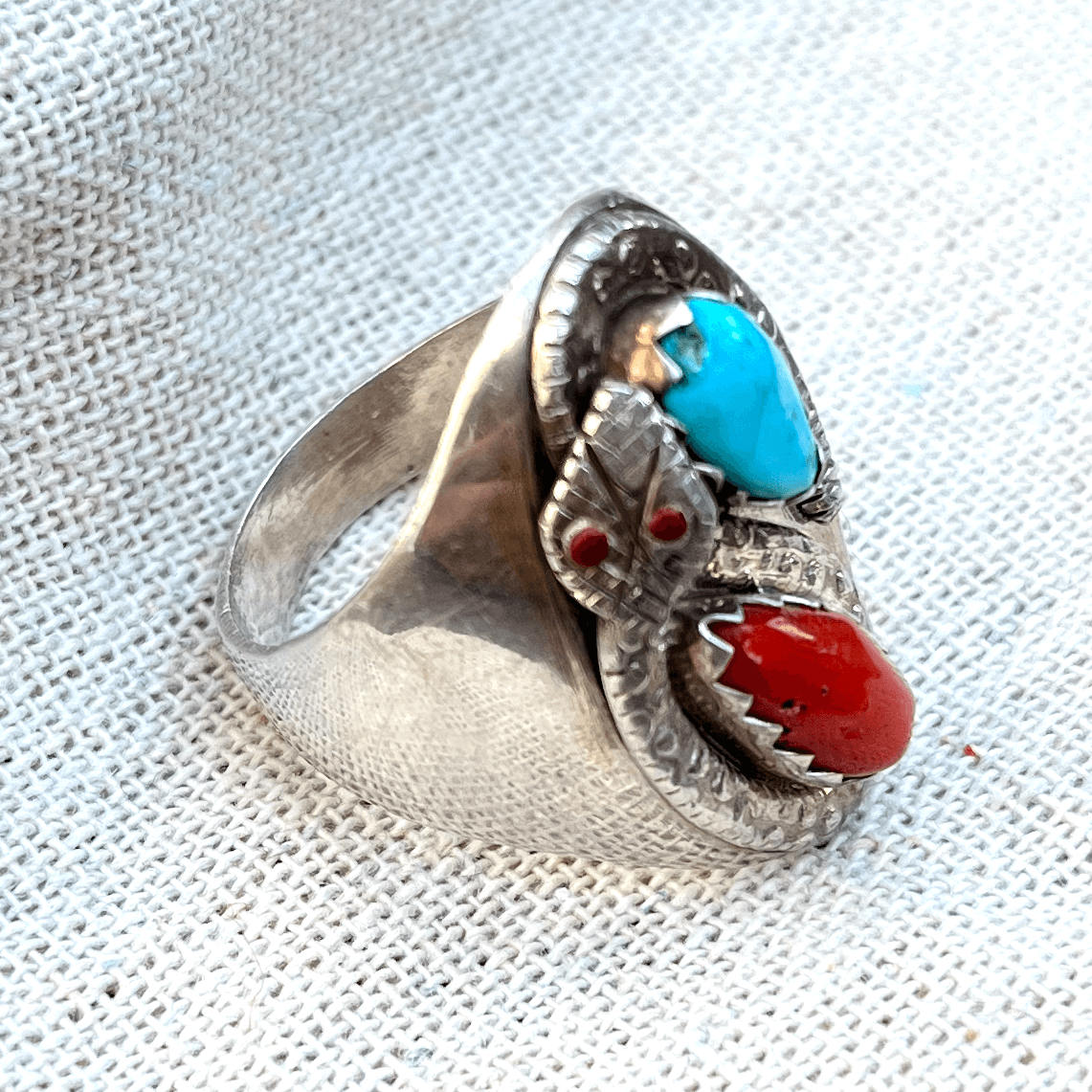 sterling silver spoon ring – airline nostalgia ring