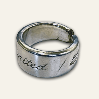 United Airlines Vintage Spoon Ring