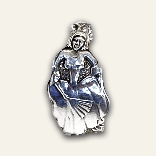 Lady With A Fan - Swedish Spoon Ring