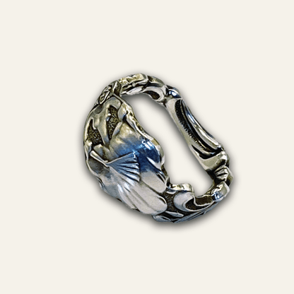 Lady With A Fan - Swedish Spoon Ring