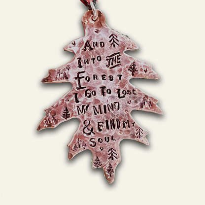 copper ornament – eco friendly holiday decor