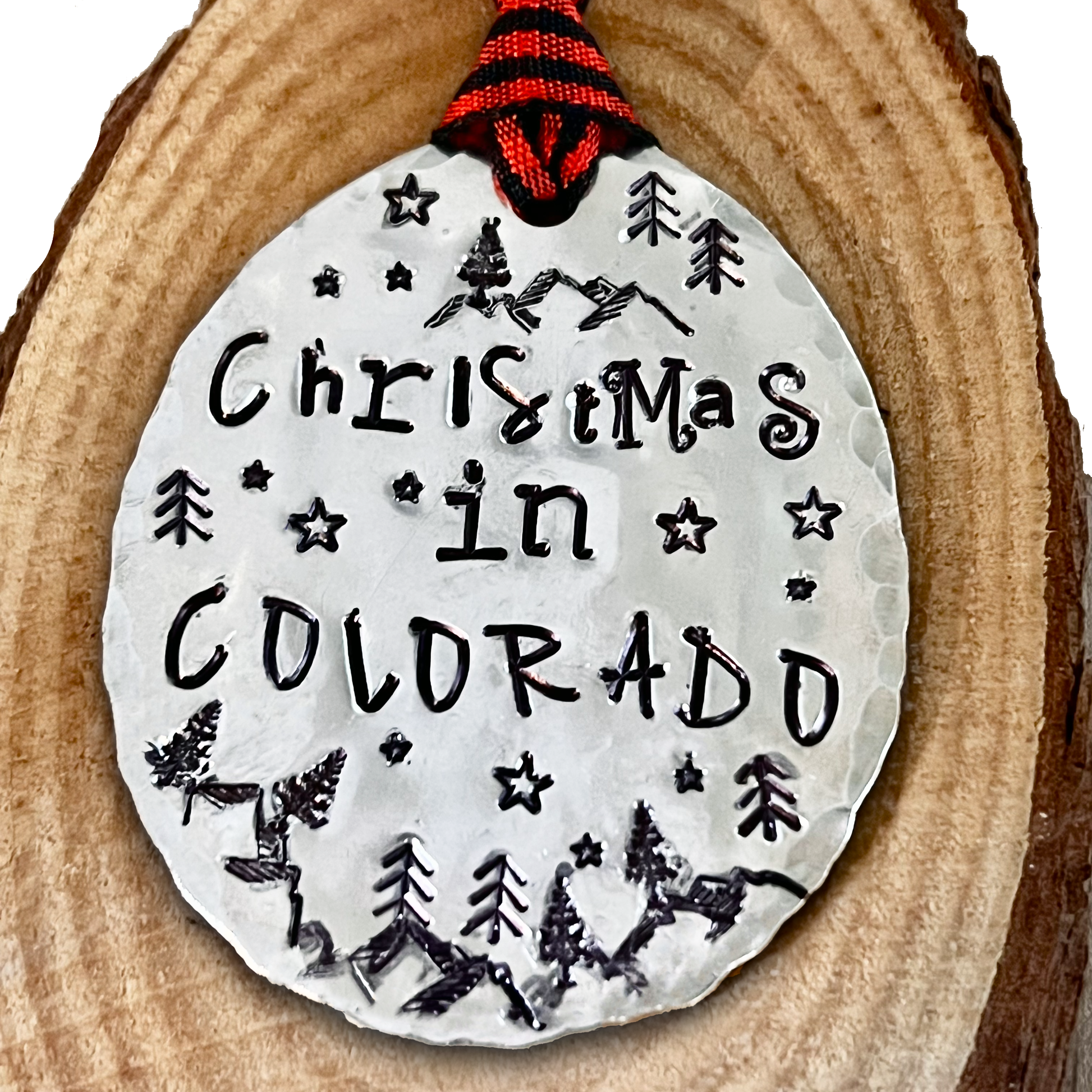 vintage ornament – hand-stamped – hand stamped spoon – var1