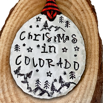 vintage ornament – hand-stamped – hand stamped spoon – var1