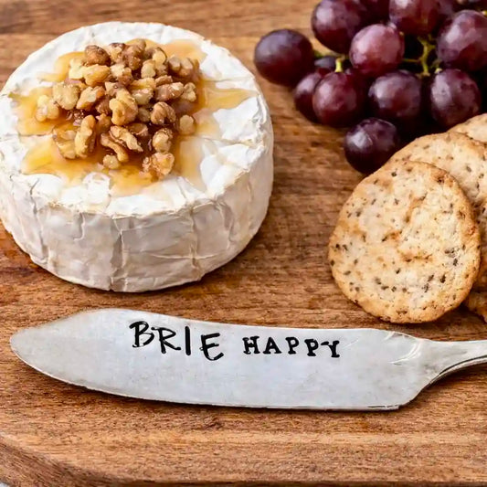 Brie Happy Cheese Spreader on a cheese board