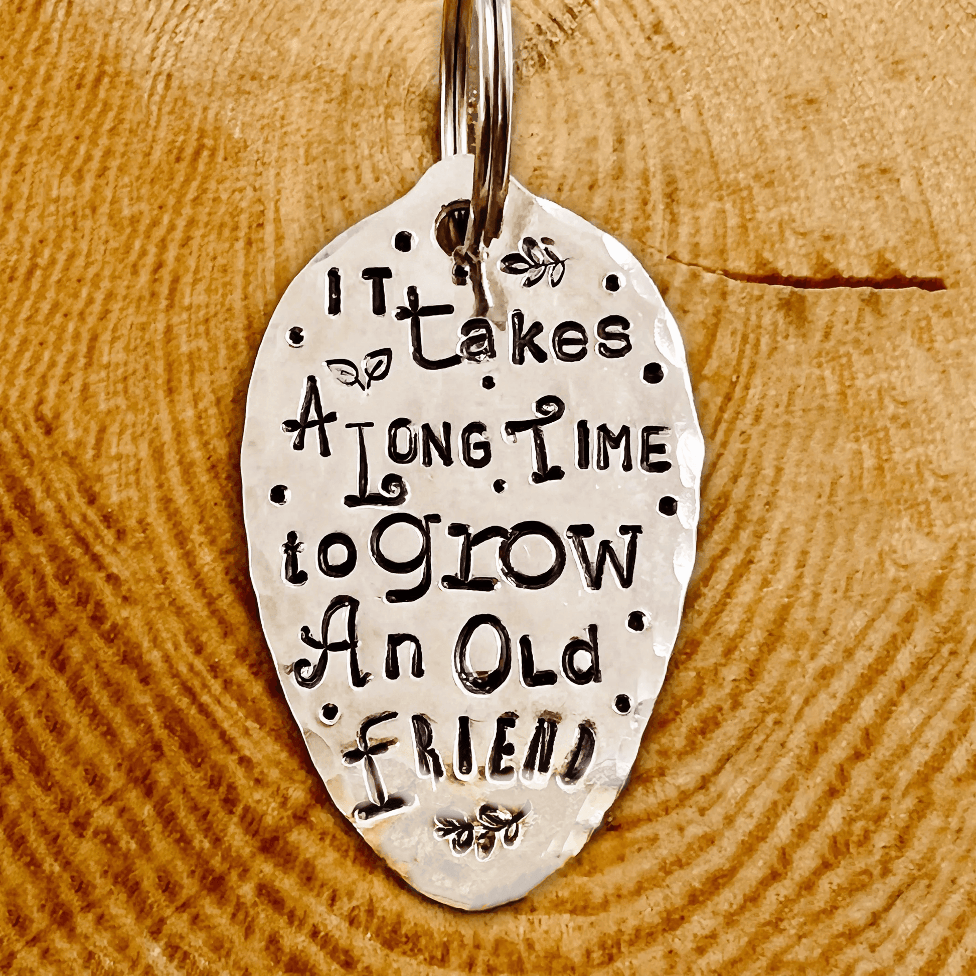 vintage spoon ring – hand-stamped – eco friendly keepsake gift