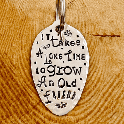 vintage spoon ring – hand-stamped – eco friendly keepsake gift