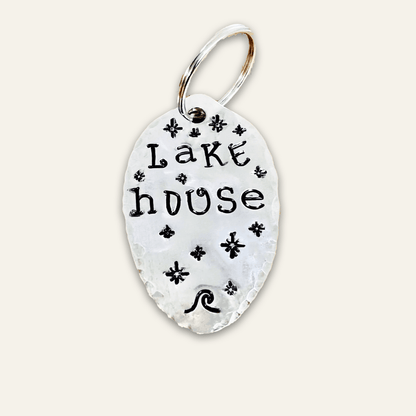 vintage spoon ring – hand-stamped – boathouse keychain gift