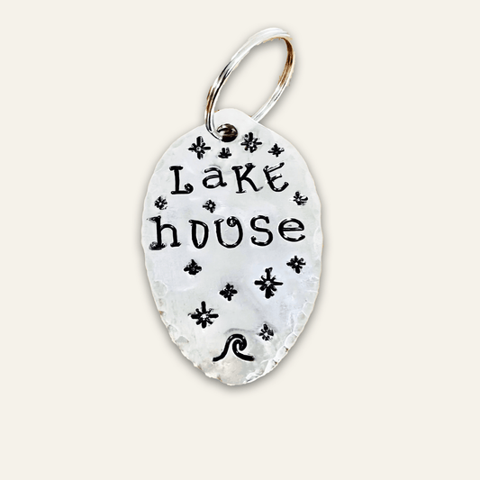 vintage spoon ring – hand-stamped – boathouse keychain gift