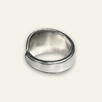 vintage spoon ring – boho silver jewelry