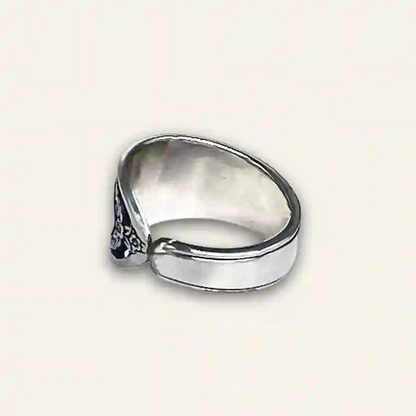 Silverware jewelry ring handcrafted from old flatware
