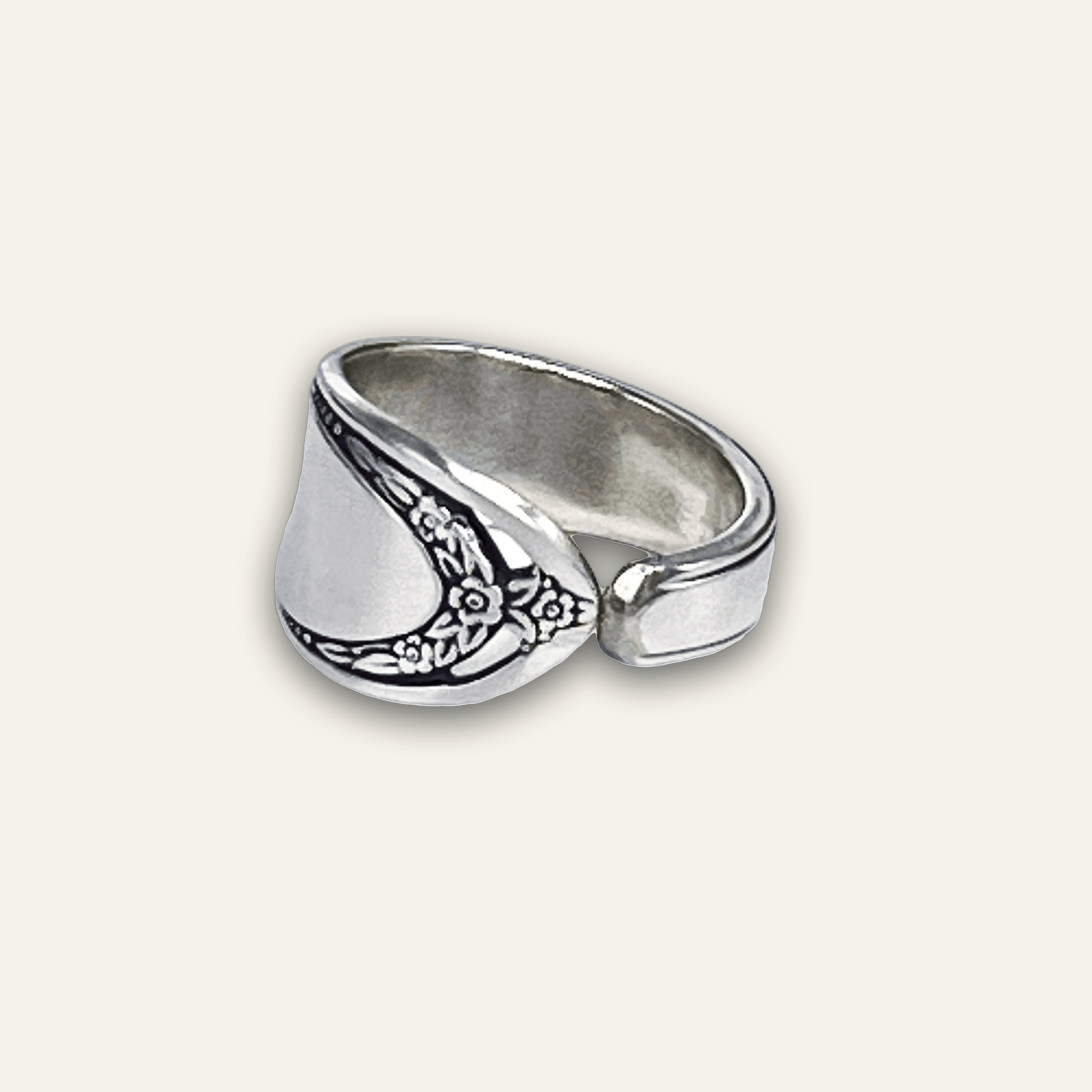 vintage spoon ring – art nouveau spoon ring