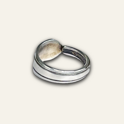 Minimalist Clean Lines Spoon Ring