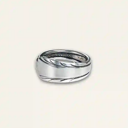 Upcycled flatware jewelry ring repurposed from old spoons