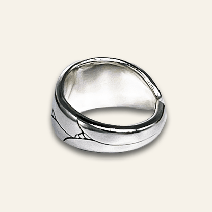 Minimalist Silverplate Spoon Ring