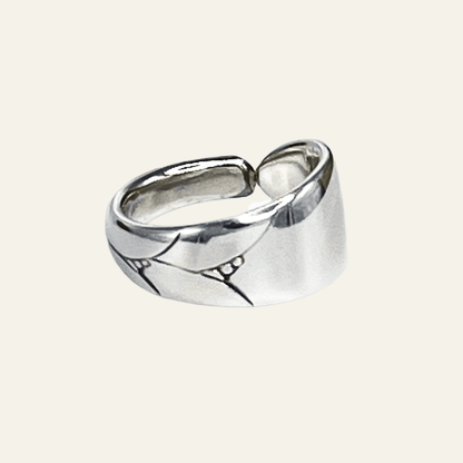 Minimalist Silverplate Spoon Ring