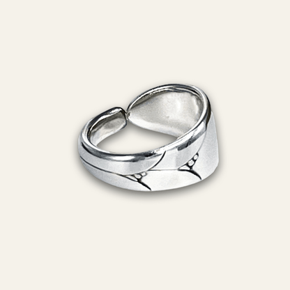 Minimalist Silverplate Spoon Ring