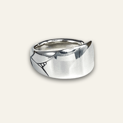 Minimalist Silverplate Spoon Ring