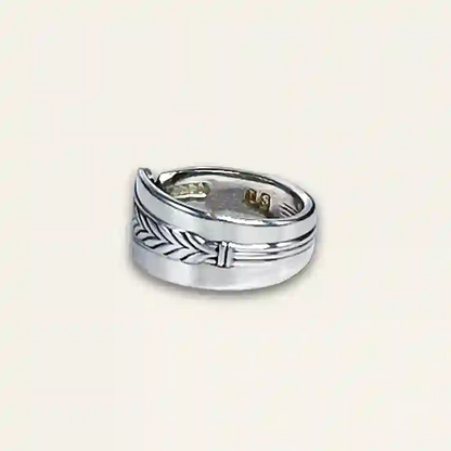 Unique spoon ring crafted from real vintage flatware