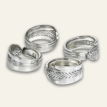 Running Laurel Garland Spoon Ring