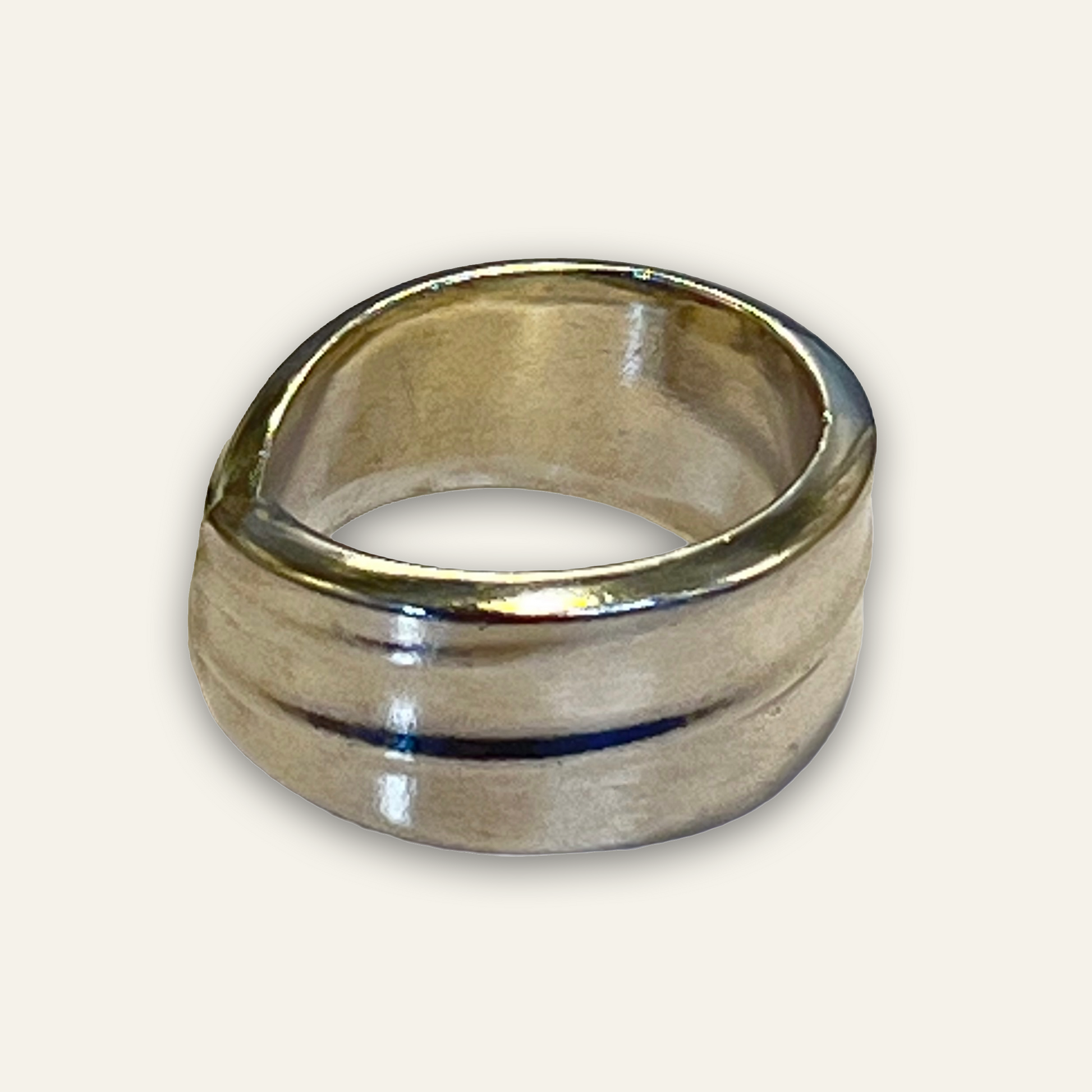 silver-plated spoon ring – eco friendly spoon ring