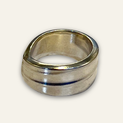 silver-plated spoon ring – eco friendly spoon ring