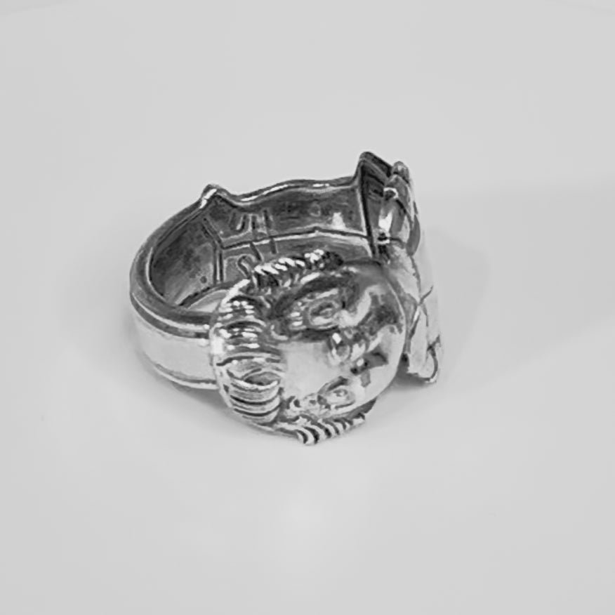 Campbell's Girl vintage silver-plate silverware spoon 