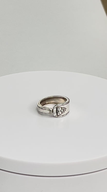 Grape Motif Spoon Ring
